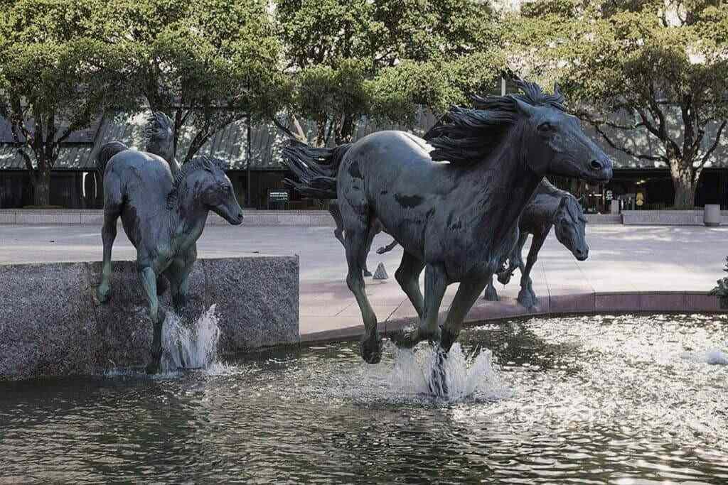 Een uitvaart met Mustangs