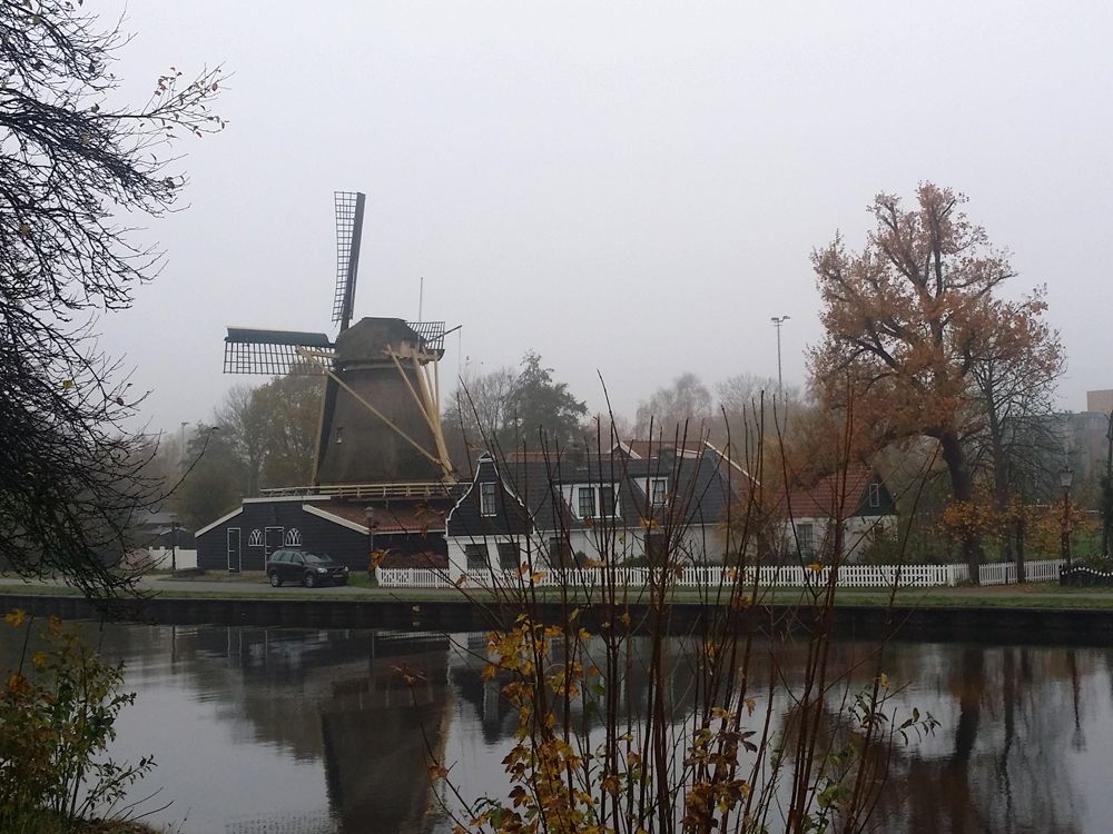 De krijtmolen nabij begraafpaats crematorium De Nieuwe Noorder