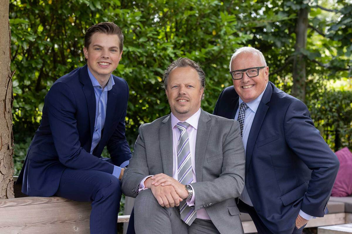 Denzel, Alexander en Wim van der Pijl - Foto: Sven van der Vlugt