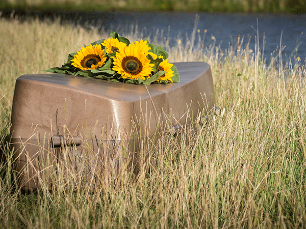 De ecologische uitvaartkist van Onora