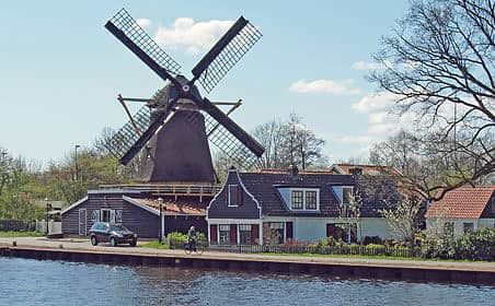 Krijtmolen in Amsterdam Noord